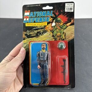 Agglo (Remco) National Defense American Soldiers Action Figure MOC +Weapon